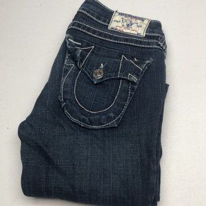 MADE IN USA 🇺🇸 VINTAGE TRUE RELIGION JULIE SKINNY JEANS 25x30 🇺🇸